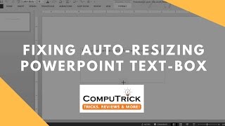 Fix Auto-Resizing Text-Box in Microsoft PowerPoint