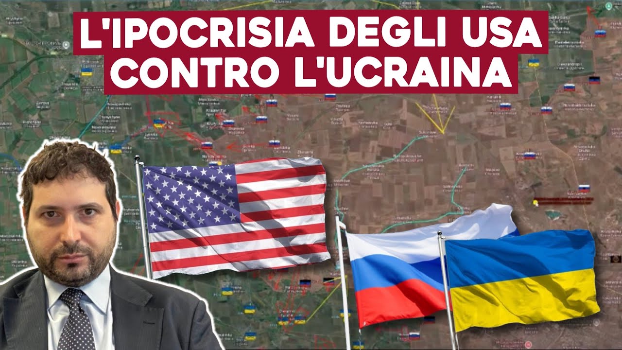 L'IPOCRISIA degli STATI UNITI VERSO L'UCRAINA, ANALISI con DANIELE ANGRISANI