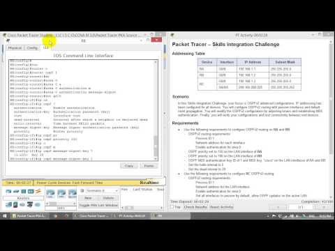 CCNA3 5.3.1.2 Packet Tracer   Skills Integration Challenge