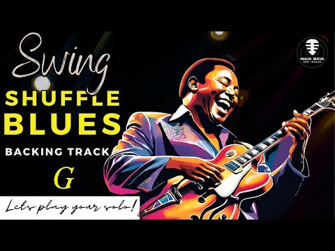 SWING Shuffle Blues backing track - Jam in G