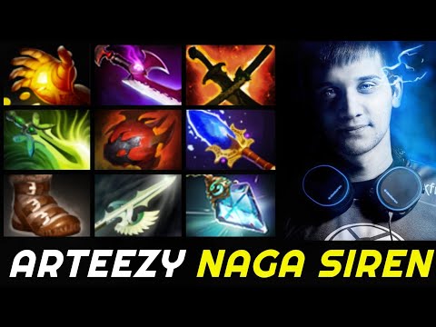 ARTEEZY Naga Siren 9 Slotted - Crazy Farming Speed delete Bloodseeker 7.27 Dota 2