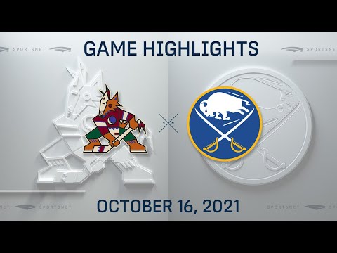 NHL Highlights | Coyotes vs. Sabres - Oct. 16, 2021