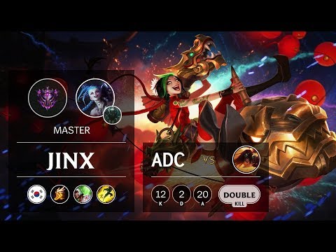 Jinx ADC vs Sivir - KR Master Patch 9.15