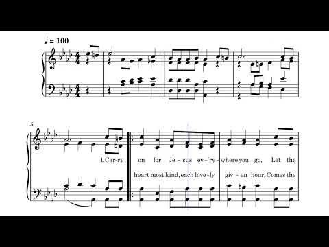 Carry On For Him – S. Whitt Denson Carry On For Jesus