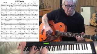 Tiny Capers - Jazz guitar & piano cover ( Clifford Brown )