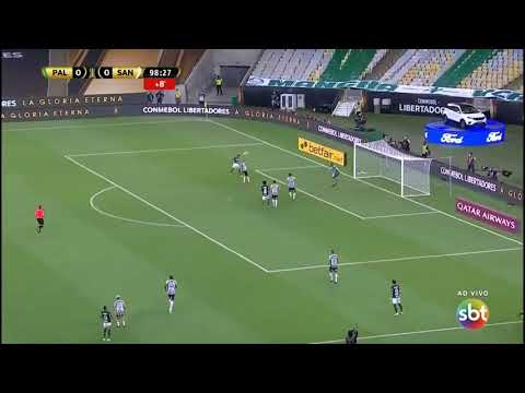 Gol do Breno Lopes contra o Santos na Final da Libertadores 30/01/2020