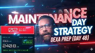 Retatrutide Vlog: Maintenance Day Strategy & DEXA Prep (Day 48)