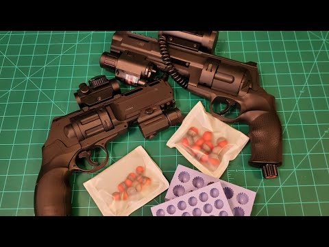 Testing JawDroppers .50 & .68 Cal Pepper Rounds.