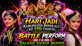 Download lagu TERBARU !! 𝗦𝗣𝗘𝗦𝗜𝗔𝗟 BATTLE VOL 1 DAN 2 NYAI BENDOLEGI SALEHO KARYA BUDAYA - HUT KAB. BOYOLALI KE 179 mp3