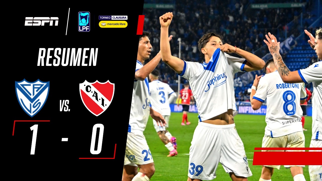EL FORTÍN GANÓ POR EL PIBE AGUIRRE Y SUMA PUNTAJE IDEAL | Vélez 1-0 Independiente | RESUMEN