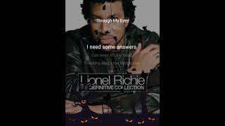 Through My Eyes Karaoke Lionel Richie