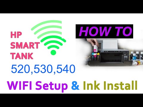 How to Setup 1-800-571-4128 WiFi on HP Smart Tank 520 Printers Using 123.hp.com/setup