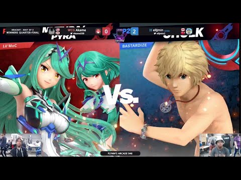 Flynn's Arcade 046 Winners Quarters - WCG | Akame (Pyra Mythra,ZSS)Vs IE | elijmin (Shulk) SSBU