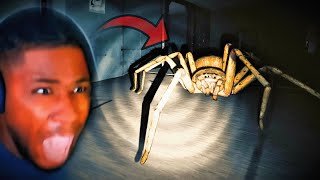 WHOEVER MADE A HORROR GAME ABOUT GIANT SPIDERS, YOU'RE GOING TO HELL...