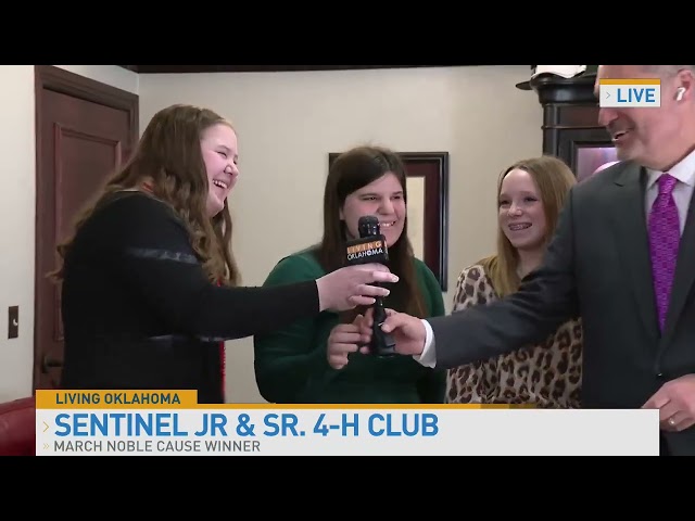 Sentinel Jr. & Sr. 4-H Club, March 2024 Noble Cause Honorees