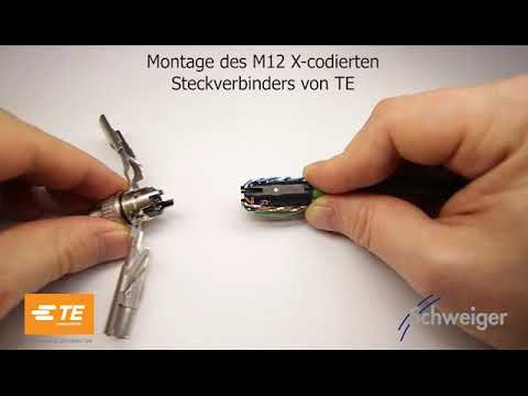 Schweiger TE Connectivity M12 X-codiert