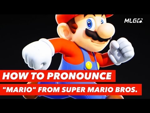 How to Pronounce Mario from Super Mario Bros