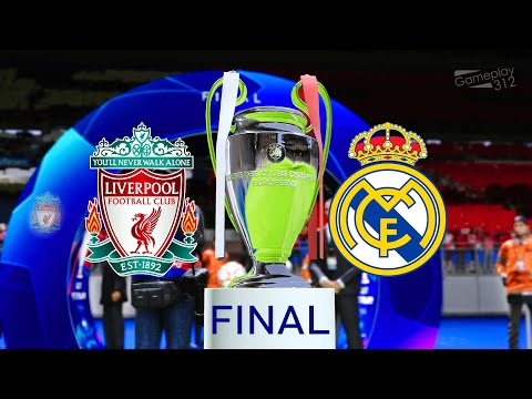 UEFA Champions League Final 2022 - LIVERPOOL vs REAL MADRID - eFootball PES Gameplay PC