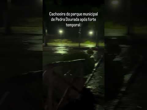 IMPRESSIONANTE 😱 Veja como ficou a Cachoeira de Pedra Dourada após o temporal!