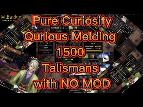 Qurious Melding 1500 Talismans with NO MOD : Monster Hunter Rise Sunbreak