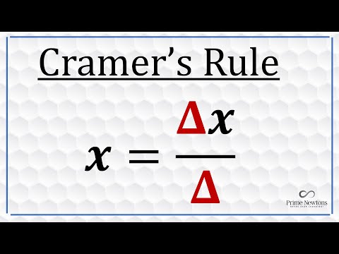 Cramer's Rule
