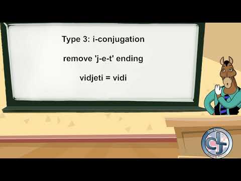 Learn how to conjugate Croatian verbs - voziti, vidjeti and držati