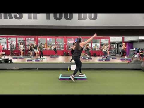 Cardio Step Workout 72.  Old School Step Aerobics Full Length