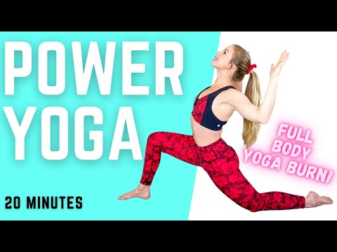 20 MINUTE POWER FLOW - Total Body Athletic Yoga/No Equipment