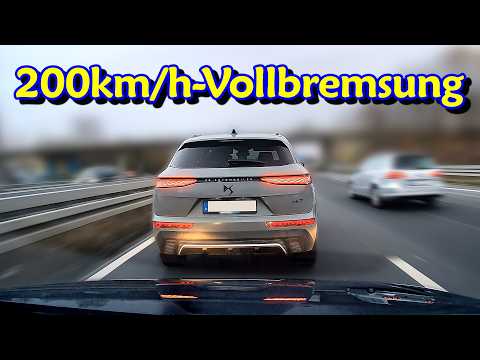 Dreiste Lüge wegen 100€, 200km/h-Vollbremsung und Ampeln | DDG Dashcam Germany | #721