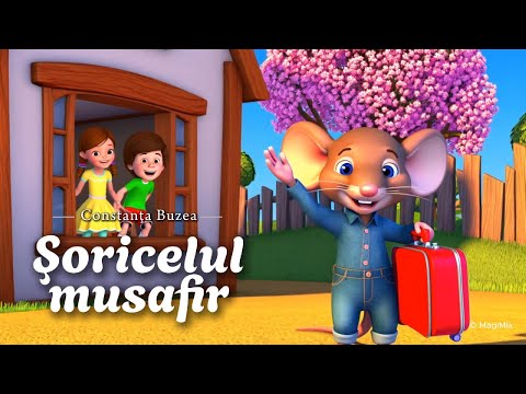 Șoricelul musafir 🐭 | Cântec animat pentru copii de gradinita 🎵 Poezie de Constanța Buzea