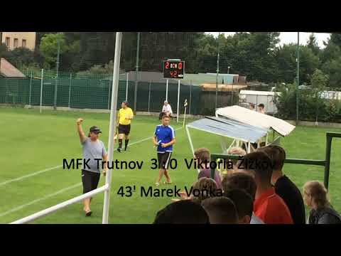 U19 Gólové akce, MFK Trutnov 5:0 Viktoria Žižkov, 28.8.2019