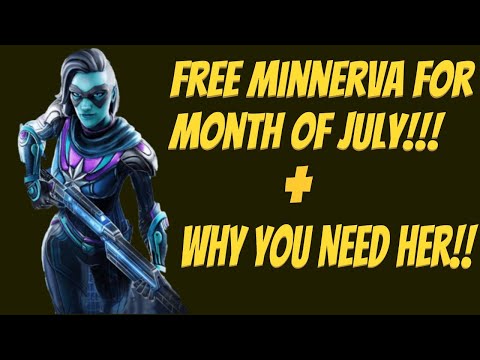 Free Minnerva Shards for July and Why You Need Her! Marvel Strike Force - MSF