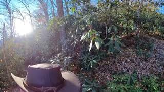 Living Post Card #3(b) - Hot Springs, NC - Lover's Leap Loop Hike - 11/16/23 - 4K 360 - (2 of 2)