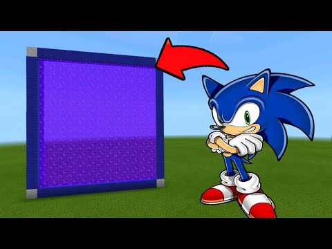 SmoothMarky - Minecraft Pe How To Make a Portal To The Sonic Dimension - Mcpe Portal To The Sonic!!!
