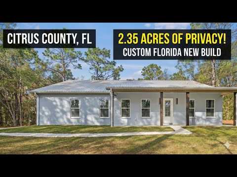 The ULTIMATE Modern Farmhouse on 2+ Acres in Citrus County, FL MLS#851310