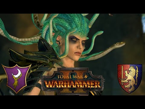 Never picked | Bloodwrack Medusa | Dark Elves vs Bretonnia | Total War: Warhammer 2