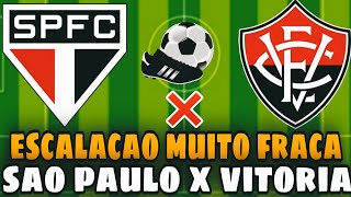 HENAN CRESPO FAZ ESCALAÇÃO MUITO DIFERENTE! SÃO PAULO X VITÓRIA 