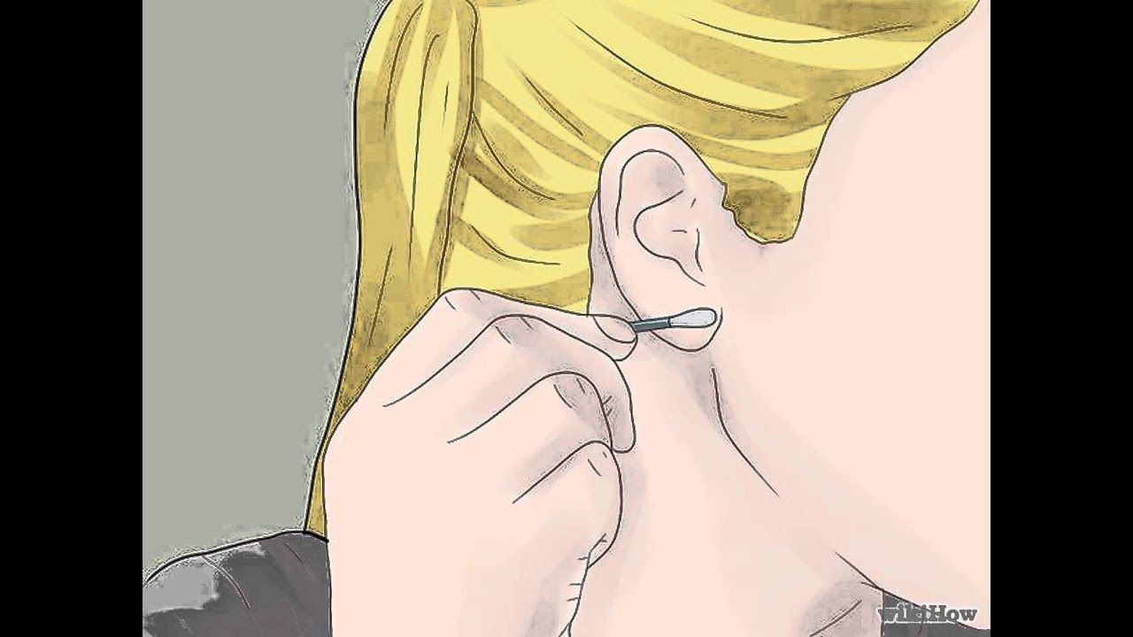 Cómo cuidar de orejas recién perforadas