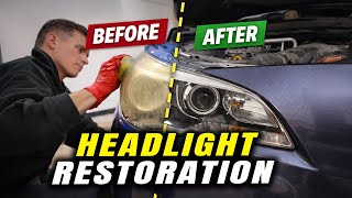 How To EASILY Restore Faded Headlights Like a Pro! (Nick at Night)