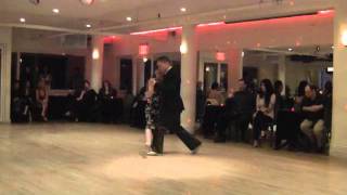 Santiago Steel & Kat Gorsuch Performing at Tango Lounge at Dancesport