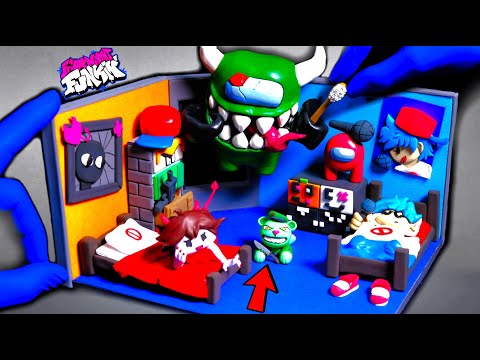 Friday Night Funkin'- Making Impostor V3 Mod room