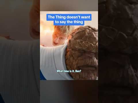 The Thing has a BEARD in the final trailer for The Fantastic Four: First Steps! #marvel #movie #mcu