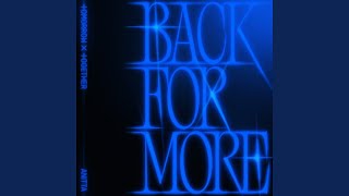Cover art for Back for more