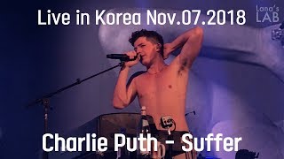 [HD]Charlie Puth - Suffer(Live in Voicenotes Tour @Seoul, Korea 2018)