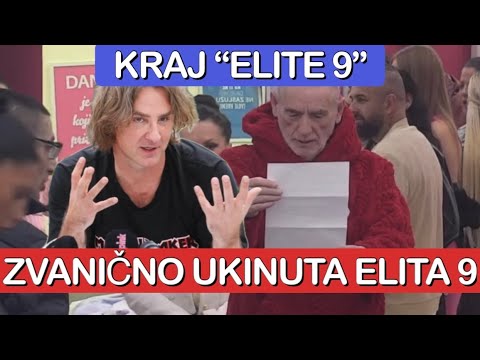 Elita 9: ZVANIČNO UKINUTA ELITA 9 - ŽELJKO MITROVIĆ BESAN | Zadruga uzivo