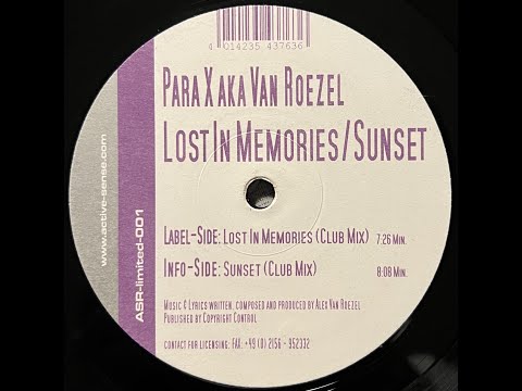 Para X aka Van Roezel - Sunset (Club Mix) 2005