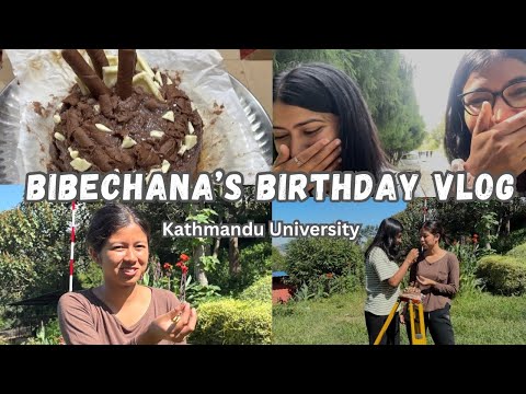 We Baked a Cake for Bibechana’s Birthday🥳 | Kathmandu University | Srijana’s Diary 