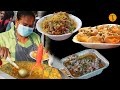 Hard Working Women Selling Chat Indian Street Food Vijayawada Taste It