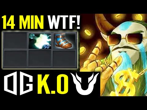 14 Min Mjollnir!!! WTF Sumail Nature Prophet Farming skill | OG vs Team Unique - Dota 2 Beyond Epic
