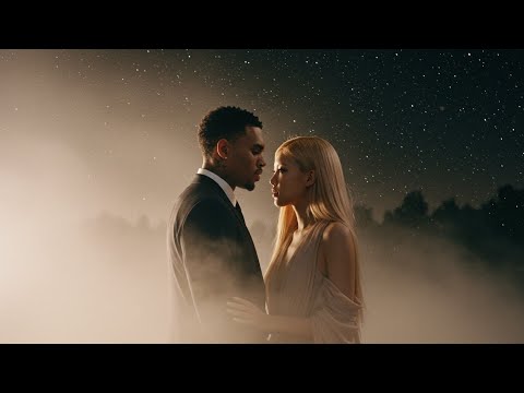 Chris Brown ft. Rosé  –  "Not Letting Go"  | Lyrics video